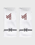 2-Pack Rise Sports Socks (White)