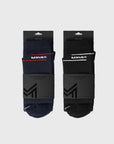 2-Pack Revo Riding Socks (Black/Navy)