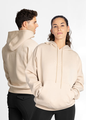 Icon Oversized Hoodie (Beige)