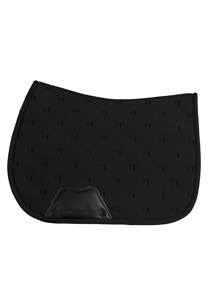 Stamp Jumping Saddle Pad (Black)