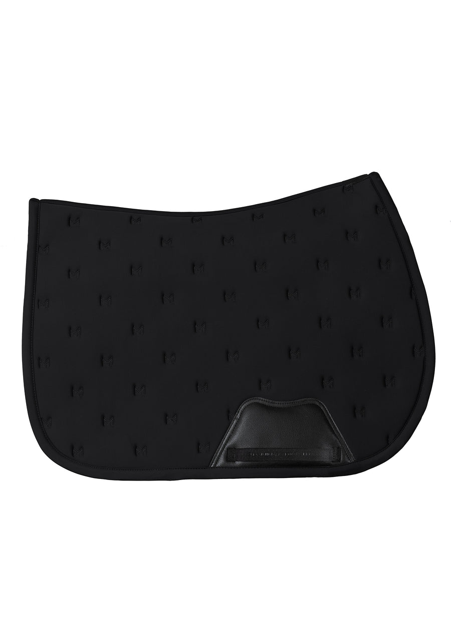 Stamp Jumping Saddle Pad (Black)