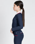 YR Concept Long Sleeve Polo Shirt (Navy)