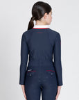 YR Concept Long Sleeve Polo Shirt (Navy)