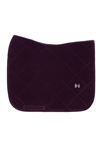 Velvet Dressage Saddle Pad (Amethyst)