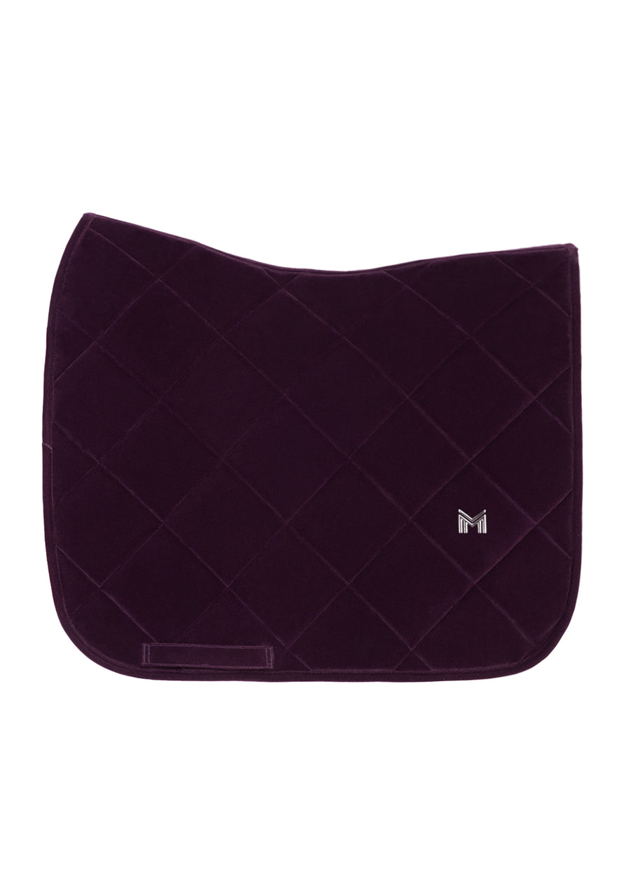 Velvet Dressage Saddle Pad (Amethyst)