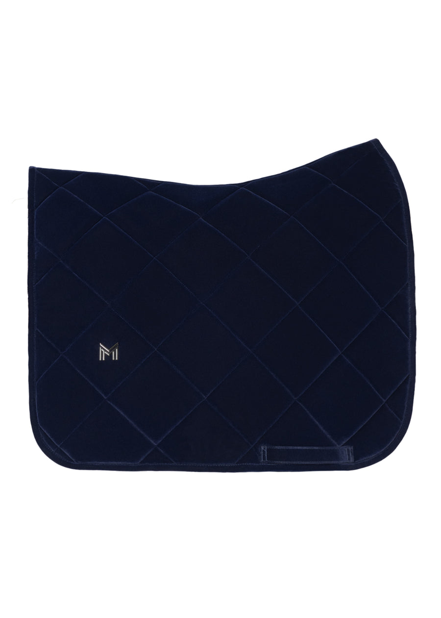 Velvet Dressage Saddle Pad (Sapphire)