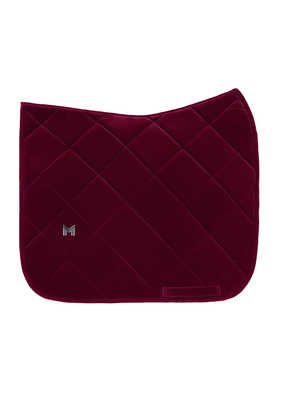 Velvet Dressage Saddle Pad (Ruby)