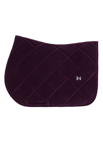 Velvet Jumping Saddle Pad (Amethyst)