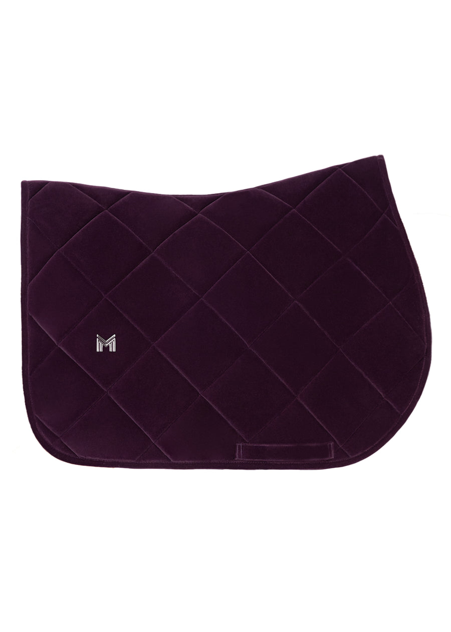 Velvet Jumping Saddle Pad (Amethyst)