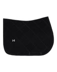 Velvet Jumping Saddle Pad (Black)