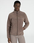 Ciara Teddy Jacket (Taupe)