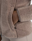 Ciara Teddy Jacket (Taupe)