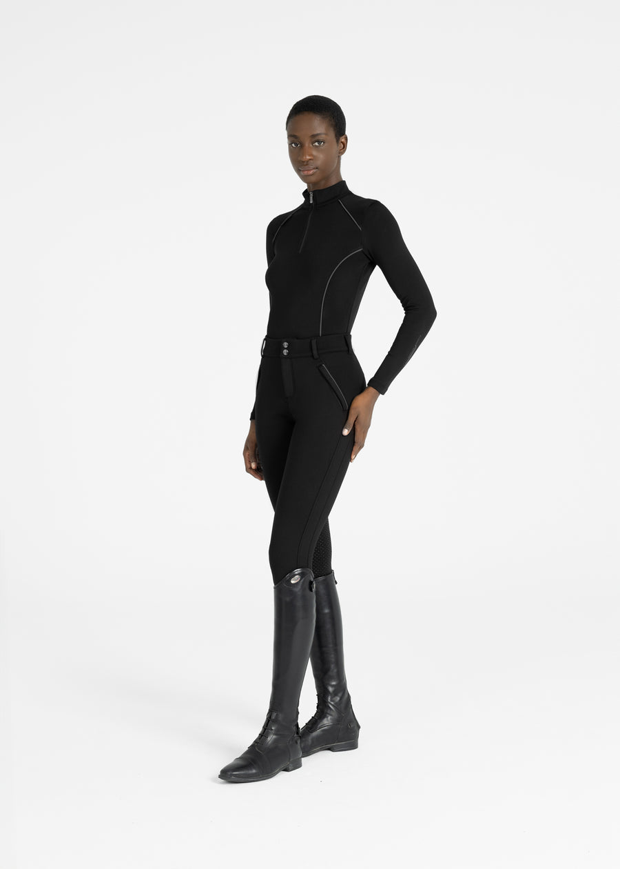 Arctic Fleeced Breeches (Black)