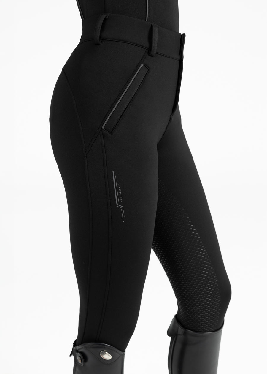 Arctic Fleeced Breeches (Black)