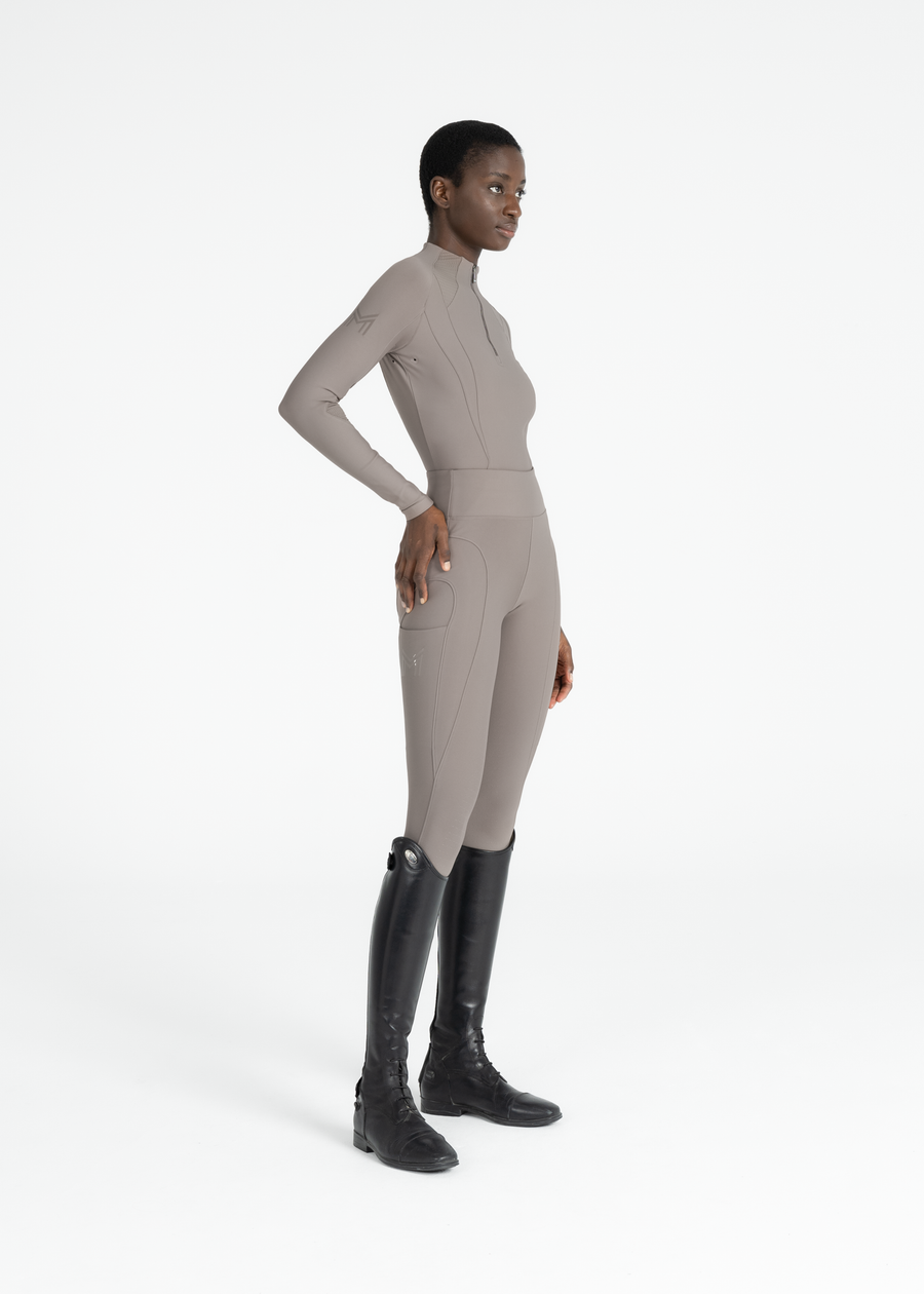 Frame Long Sleeve Base Layer (Taupe)