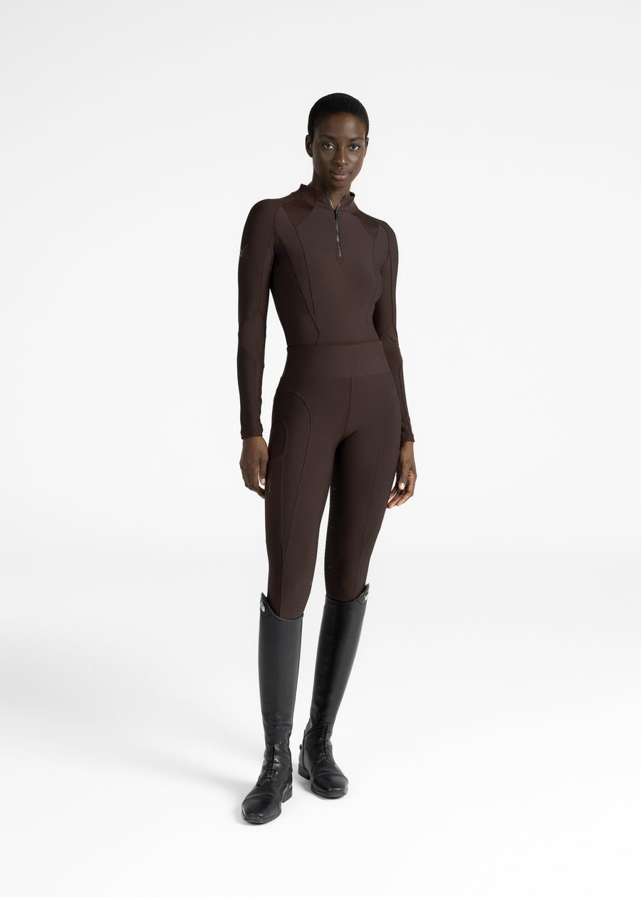 Frame Long Sleeve Base Layer (Chocolate)