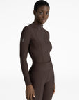 Frame Long Sleeve Base Layer (Chocolate)