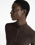 Frame Long Sleeve Base Layer (Chocolate)