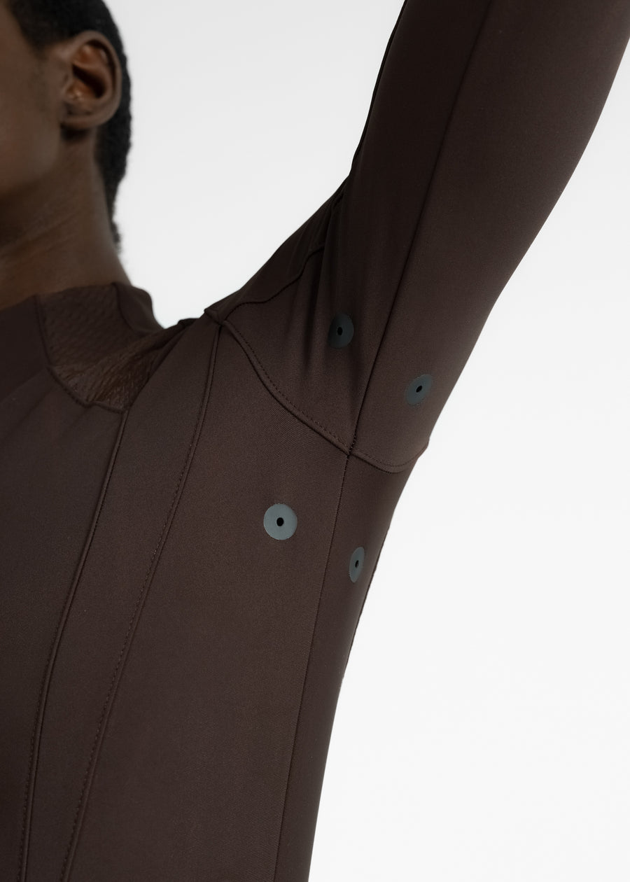 Frame Long Sleeve Base Layer (Chocolate)