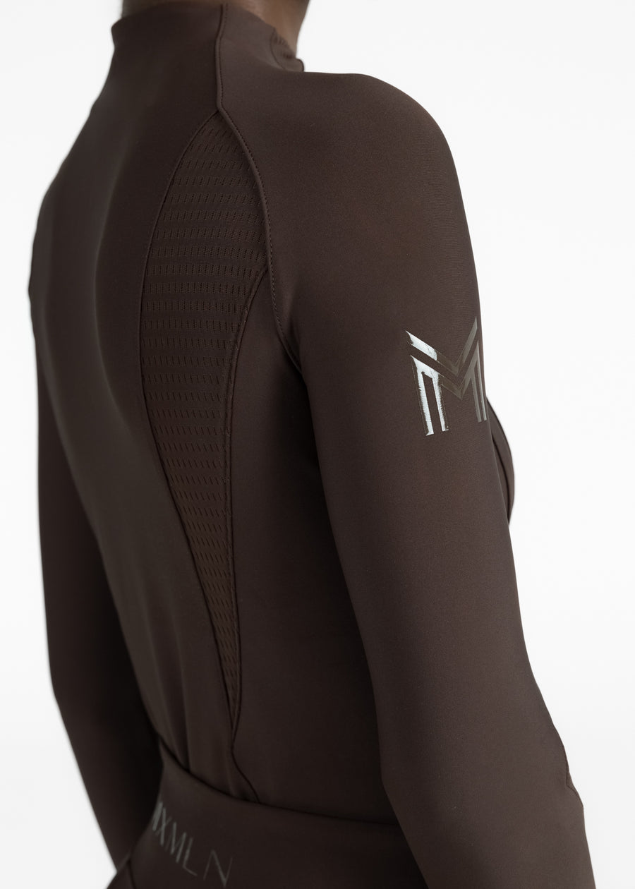 Frame Long Sleeve Base Layer (Chocolate)