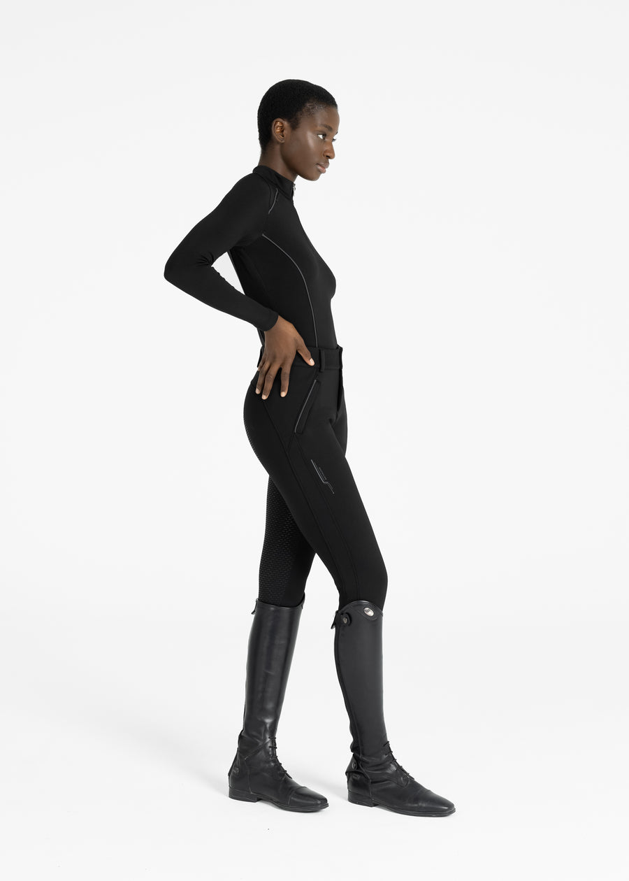 Arctic Fleeced Base Layer (Black)