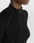 Arctic Fleeced Base Layer (Black)