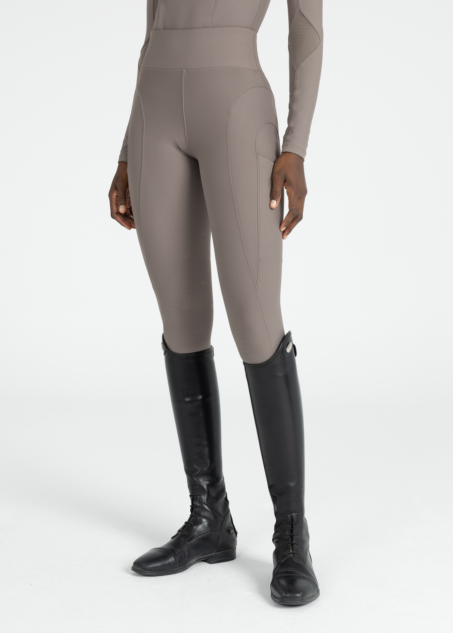 Outline Riding Leggings (Taupe)