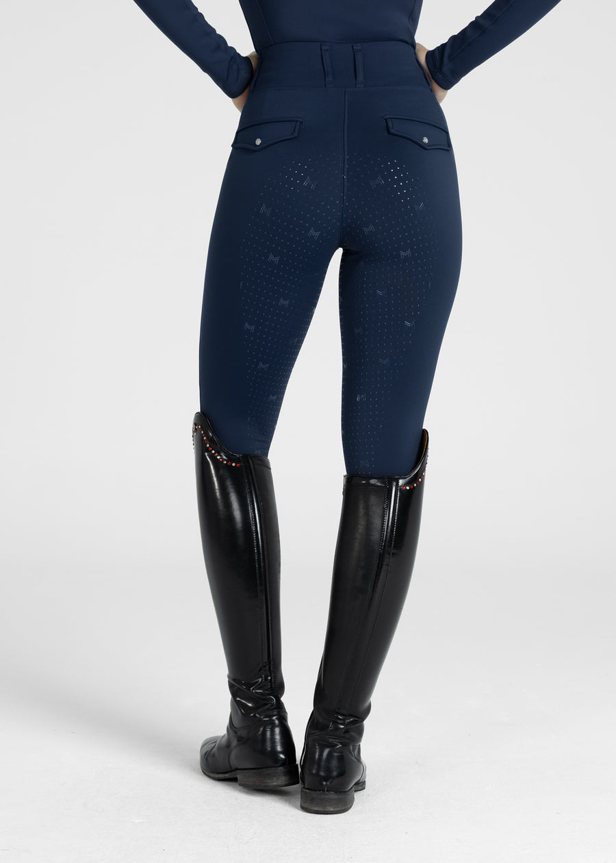 Winter Pro Riding Leggings (Navy)