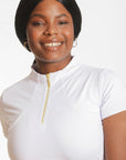 Short Sleeve Base Layer (White/Gold)