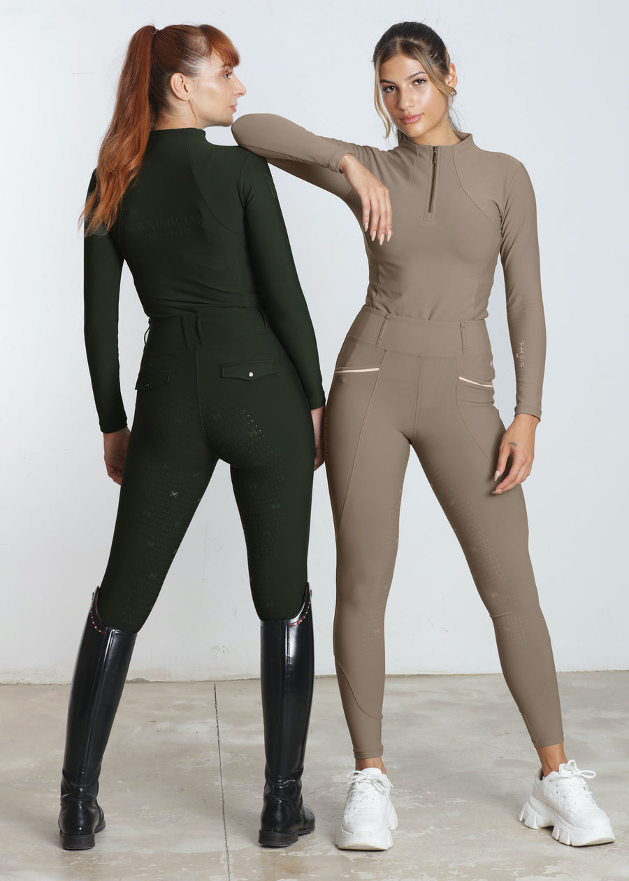 Pro Riding Leggings (Hunter Green)