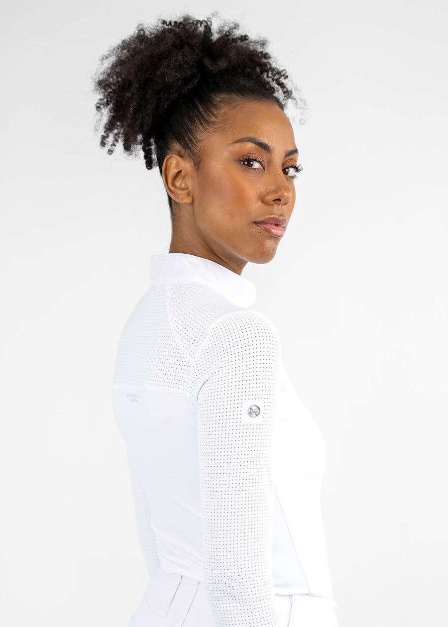 Air Long Sleeve Show Shirt (White)