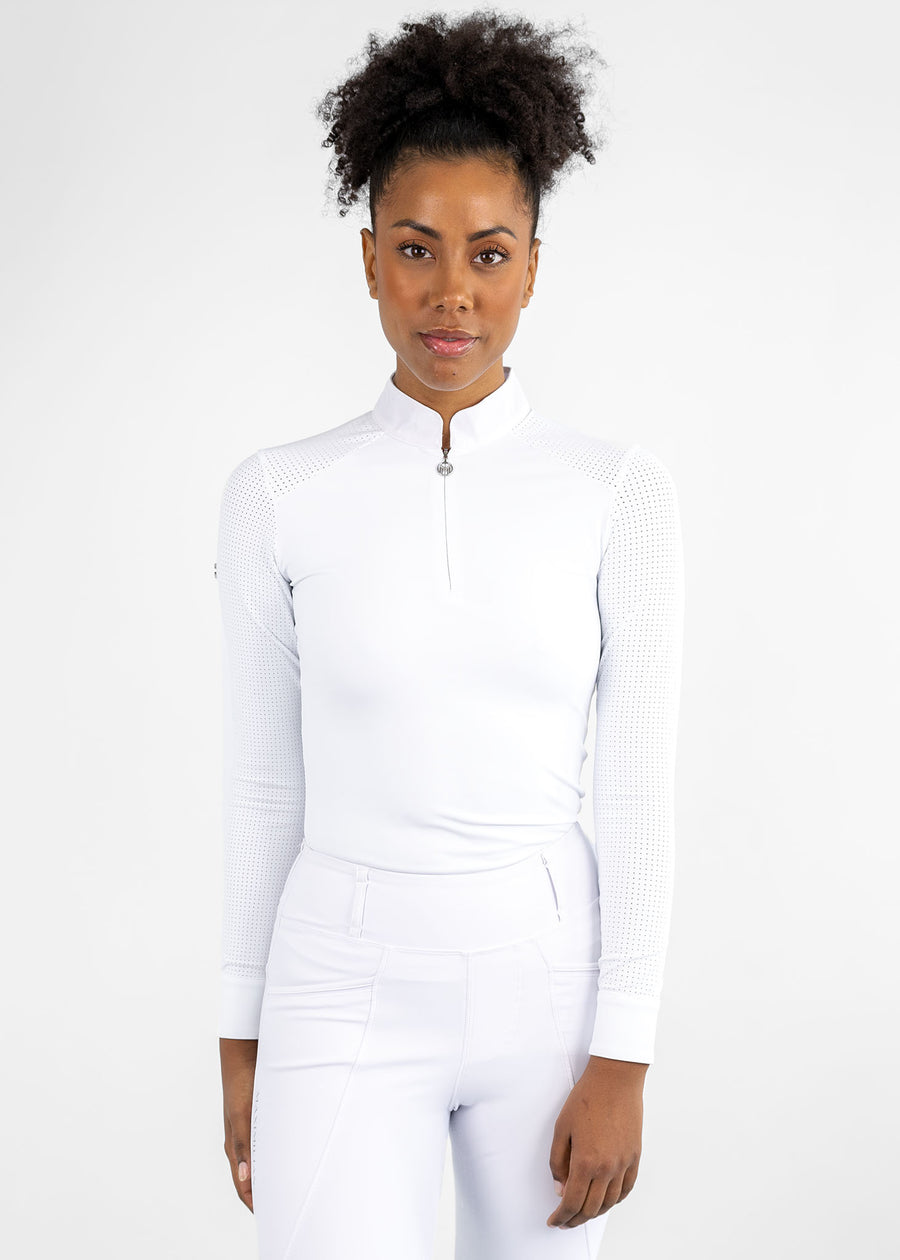 Air Long Sleeve Show Shirt (White)