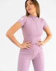 Short Sleeve Base Layer (Mauve)