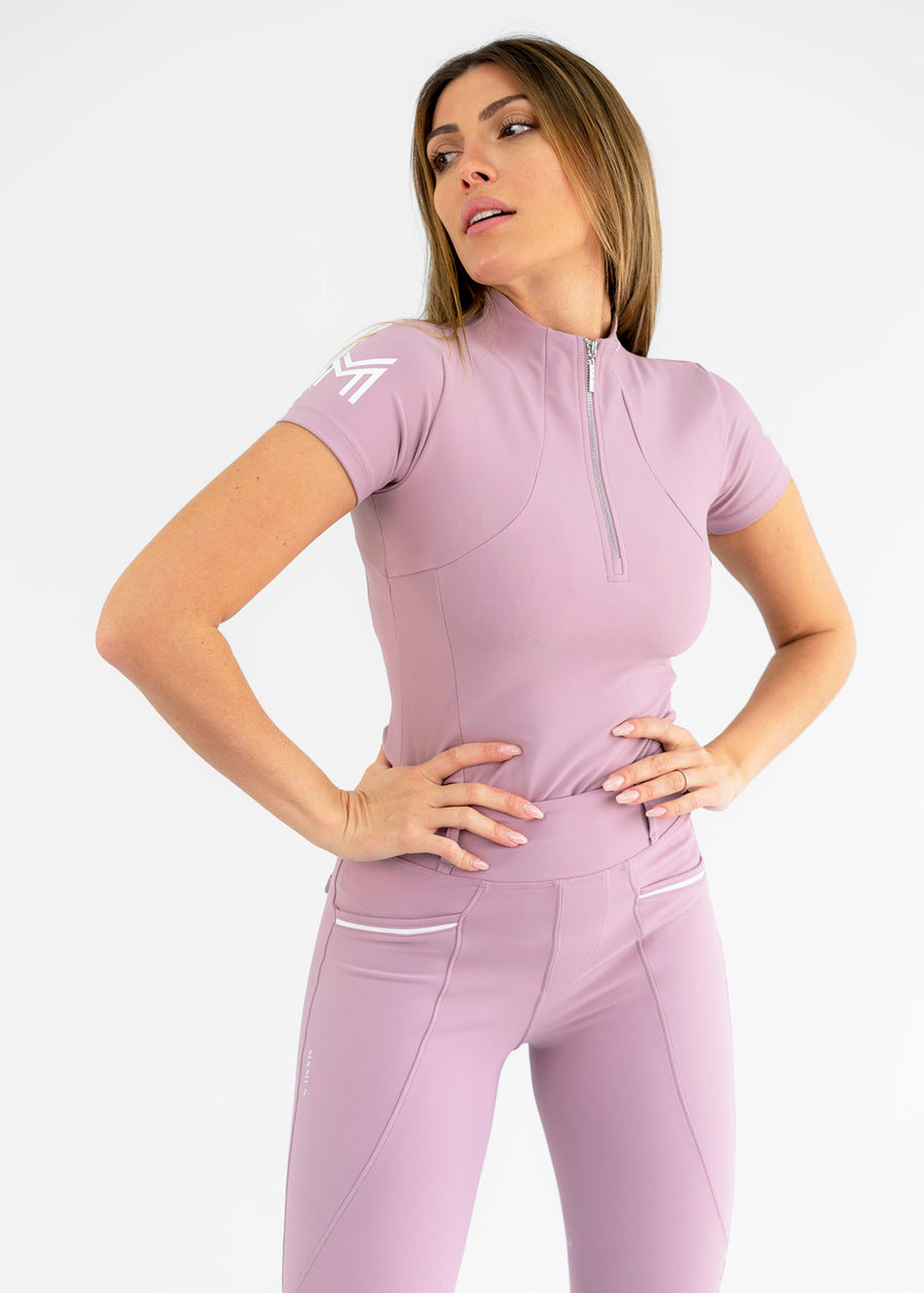 Short Sleeve Base Layer (Mauve)